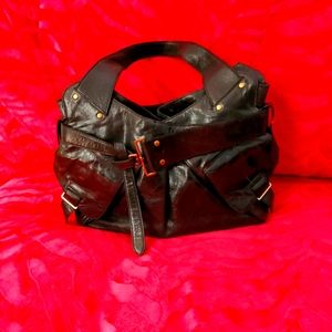 Black Leather Original Kooba Purse